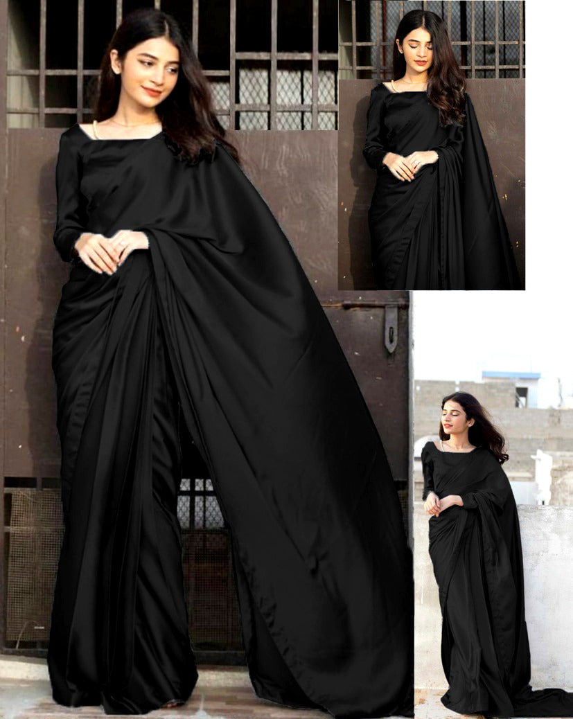 Silk saree❤️*
(Blouse , petticoat & 7 yards stiched saree