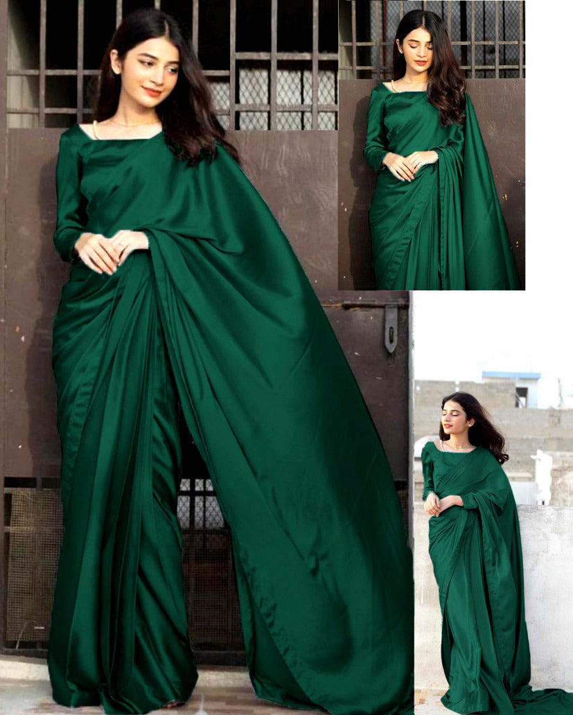 Silk saree❤️*
(Blouse , petticoat & 7 yards stiched saree