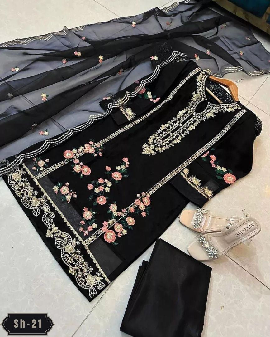 3Pcs organza Dress