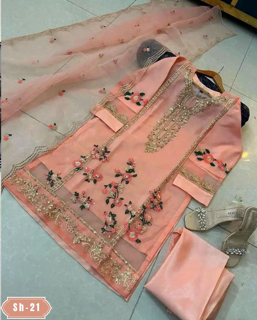 3Pcs organza Dress