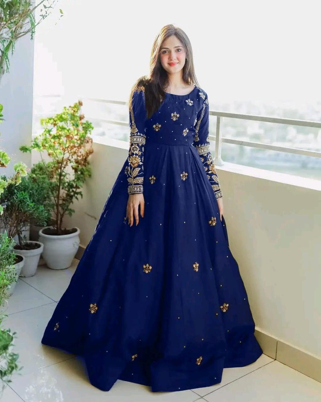 Seqeunce Zari Work Maxi