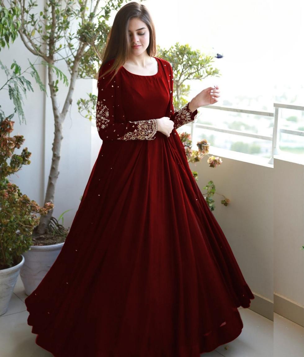 Pearls Gown 3pcs