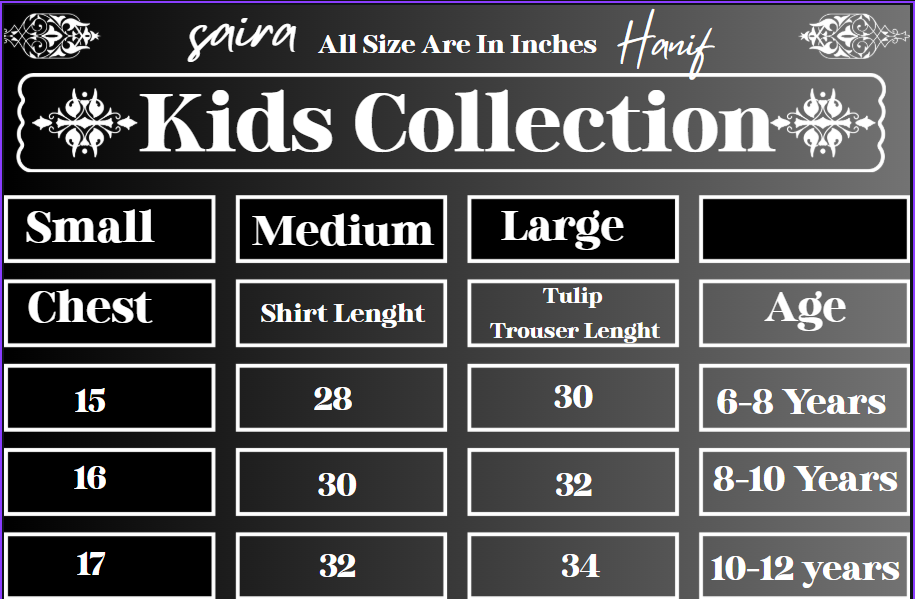 Short Shirt With Emb Tulip Trouser Kids 2Pcs