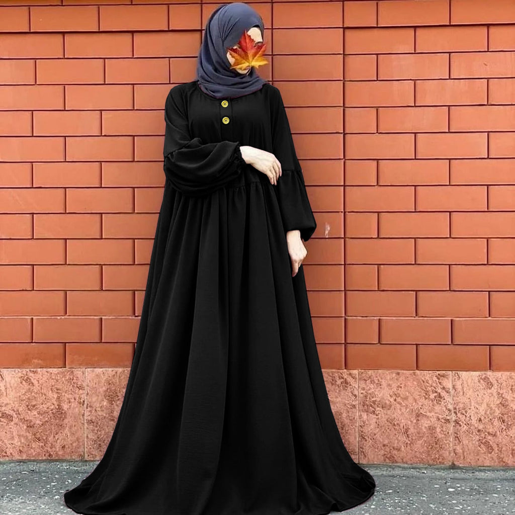Marble Button Georget Abaya