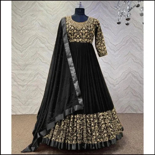 Heavy Embriodery 3Pcs Maxi