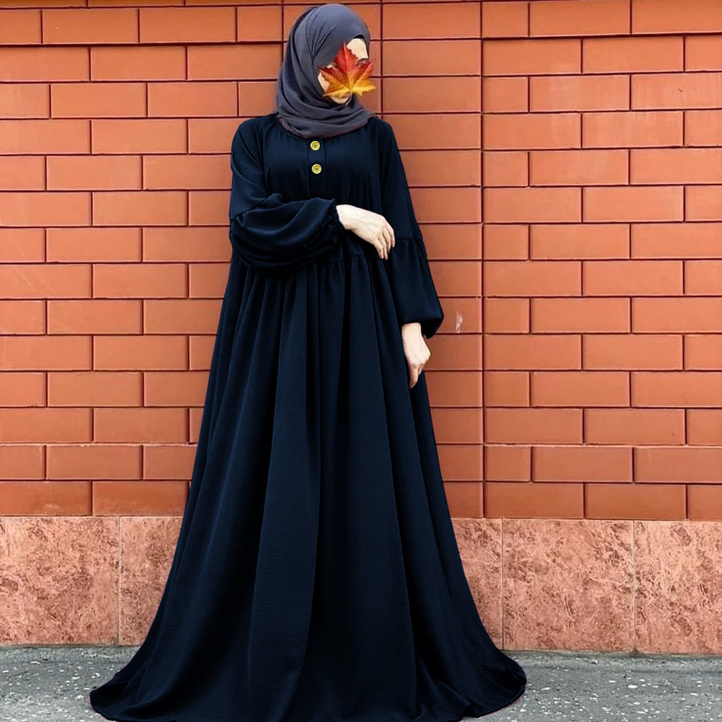 Marble Button Georget Abaya