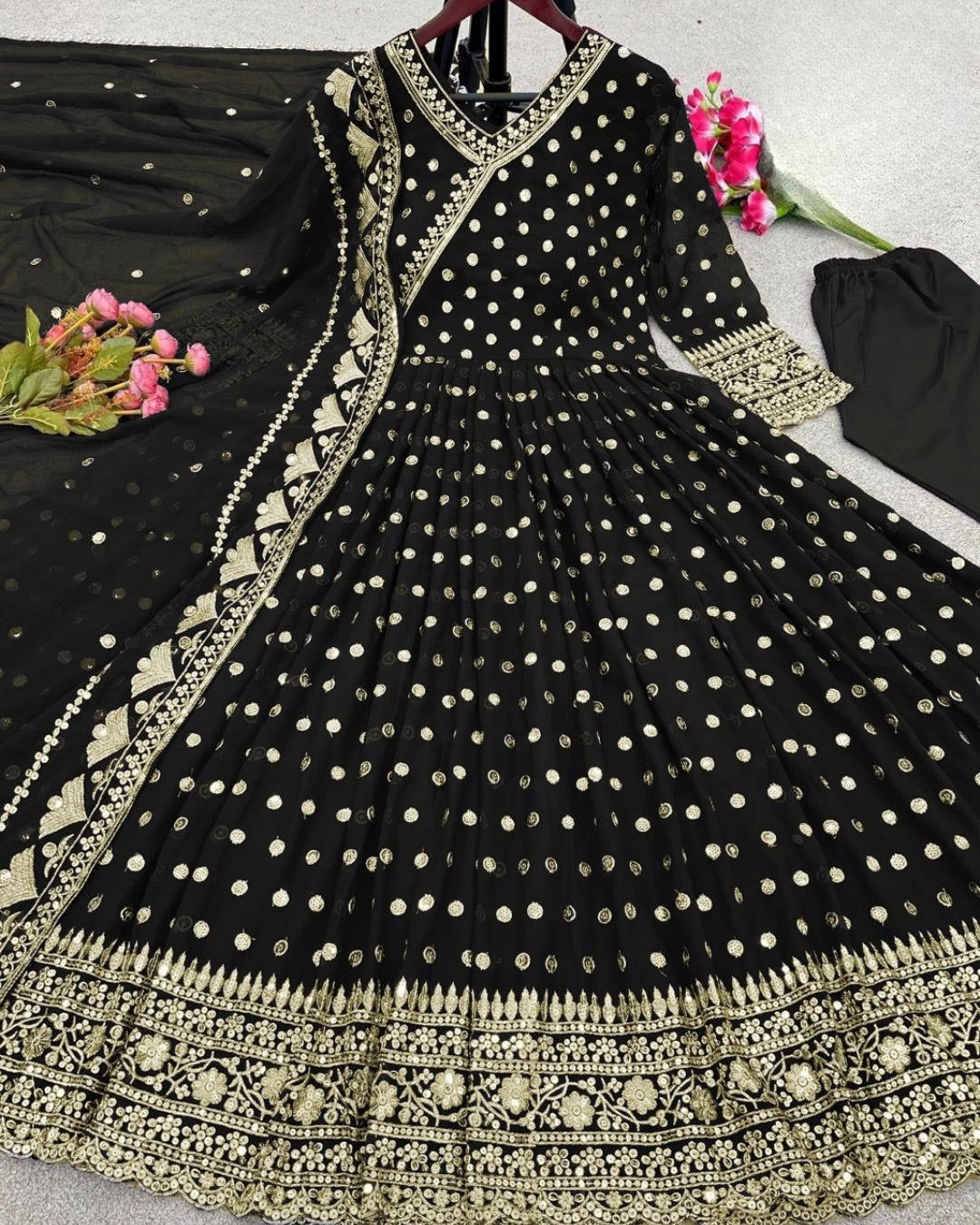 Angrakha Style 3Pcs Maxi